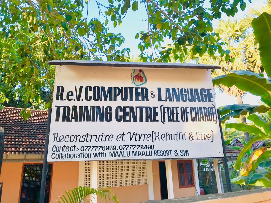 R.e.V. Computer & Language Training Centre supported by Maalu Maalu Resort in Pasikuda.