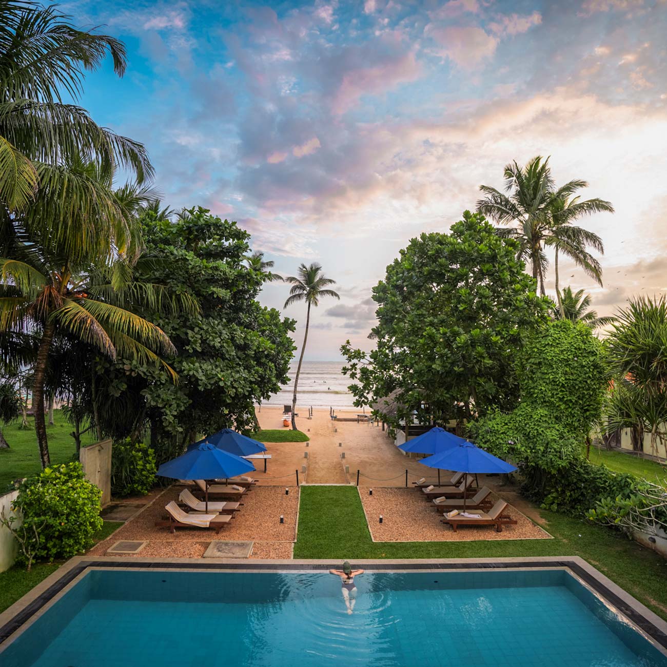 Parangi Weligama Bay in Weligama, Sri Lanka