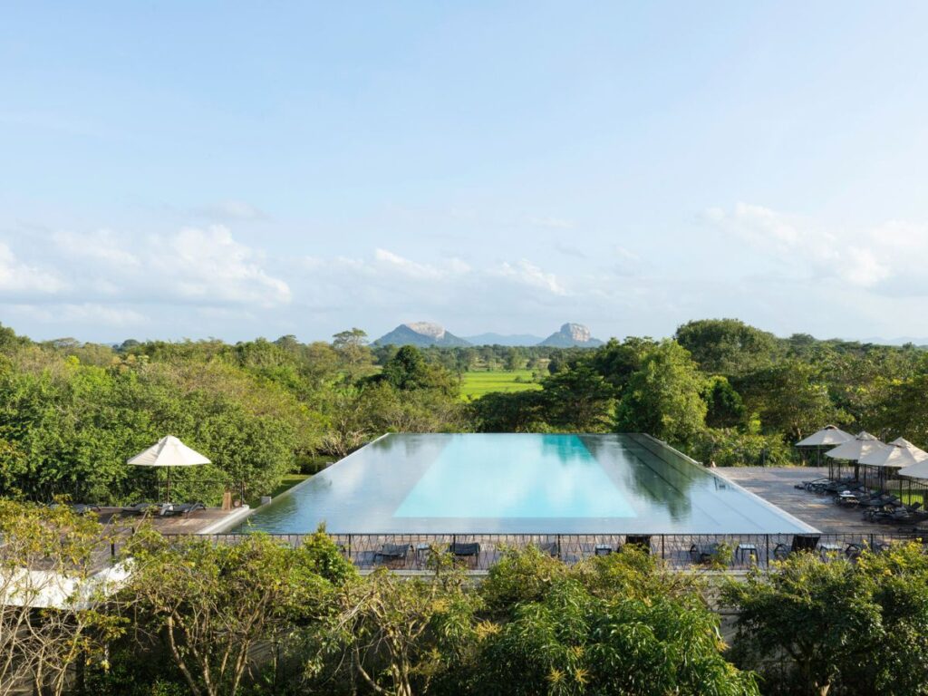 Family Pool Time in the best hotels in dambulla sri lanka