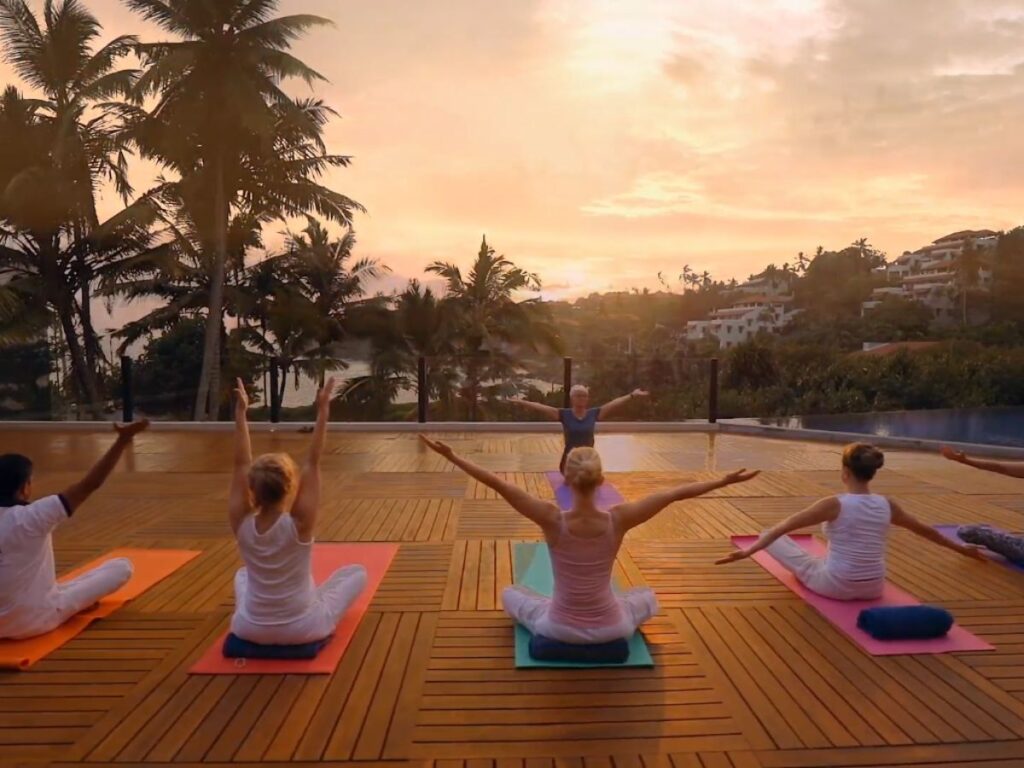Sunrise and Sunset Yoga at Ayurvie