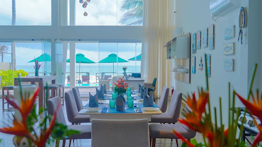 Interior of Hikka House beachfront hotel in Hikkaduwa with relaxed coastal ambience