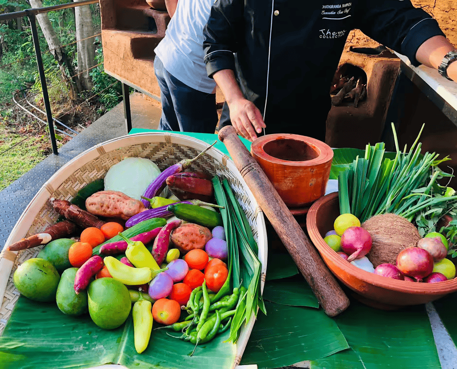 Sri Lankan cooking demonstration at Amba Yaalu Kandalama