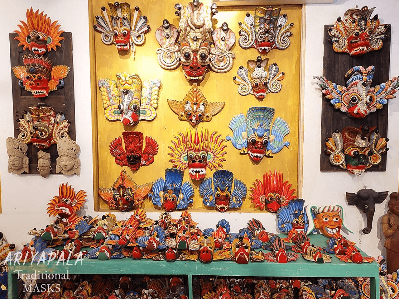Ambalangoda mask museum near Hikkaduwa