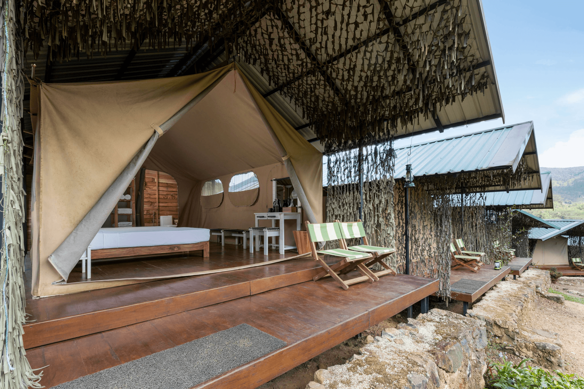  Interior of a Deluxe Tent at Wild Glamping Knuckles