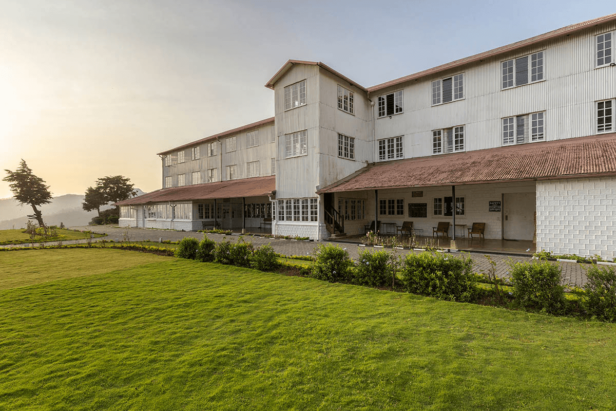 Restored tea factory building at Tea & Experience Factory Mandaramnuwara