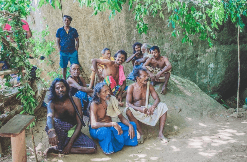 Members of the Rathugala Vedda community 