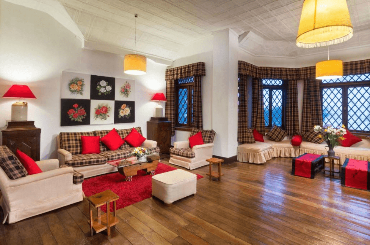 The sitting room at Scottish Planter Bungalow.